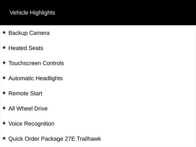 2021 Jeep Cherokee Trailhawk 4x4