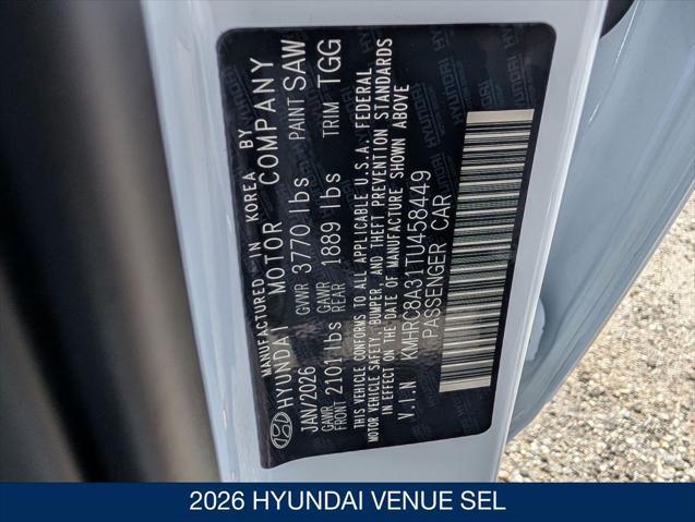 2026 Hyundai Venue SEL