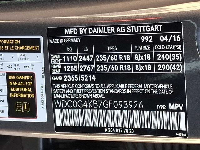 2016 Mercedes-Benz GLC 4MATIC