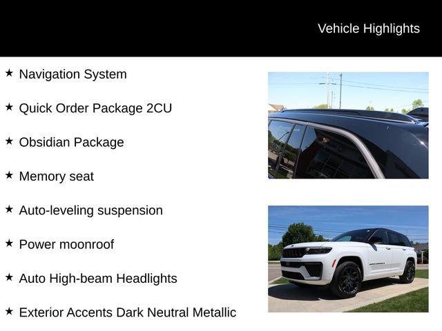 2026 Jeep Grand Cherokee GRAND CHEROKEE SUMMIT 4X4 2026 Jeep Grand Cherokee GRAND CHEROKEE SUMMIT 4X4
