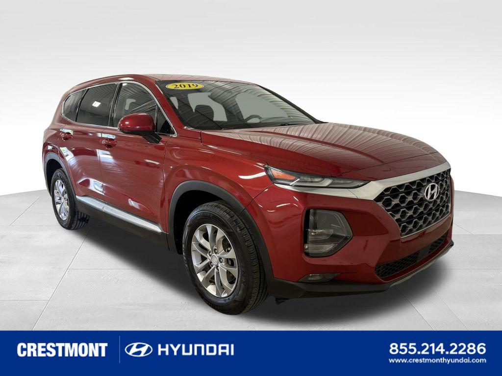 Scarlet Red 2019 Hyundai Santa Fe SUV / Crossover Front-Wheel Drive Automatic