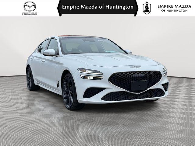 Uyuni White 2023 Genesis G70 2.0T AWD Sedan All-Wheel Drive 8-Speed Automatic