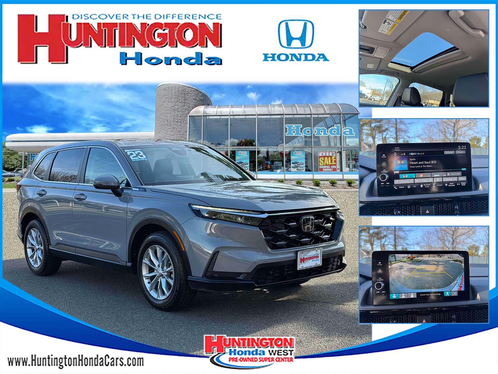 Gray 2023 Honda CR-V EX-L AWD SUV / Crossover All-Wheel Drive Automatic