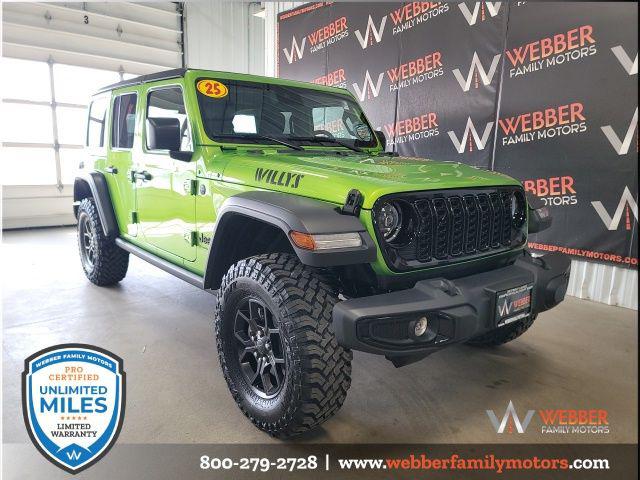 2025 Jeep Wrangler 4-Door Willys 4x4 for sale in Detroit Lakes, MN