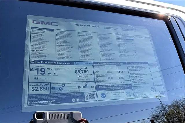 2026 GMC Sierra 1500 Crew Cab, Short Bed, AT4X, 4WD