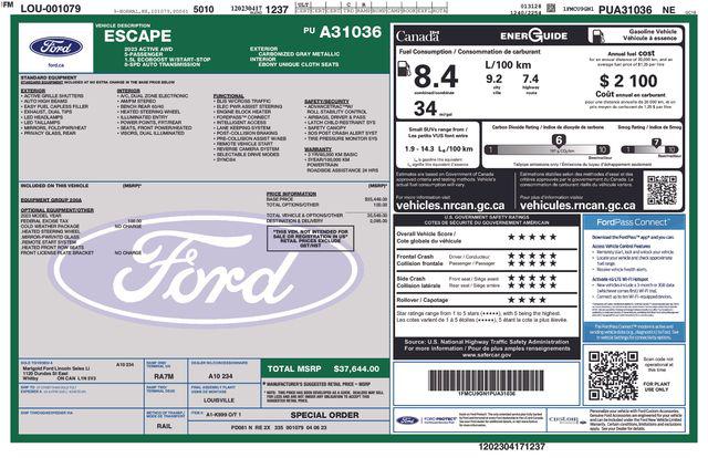 2023 Ford Escape Active