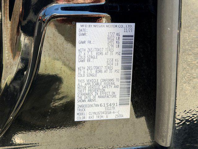 2024 Nissan Frontier Crew Cab PRO-4X 4x4