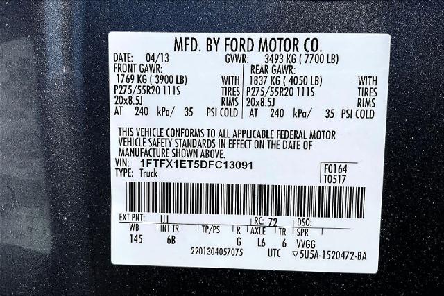 2013 Ford F-150 FX4