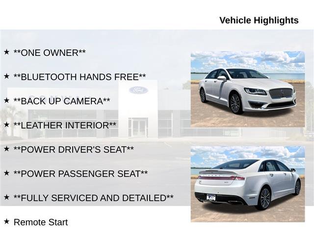 2019 Lincoln MKZ Standard