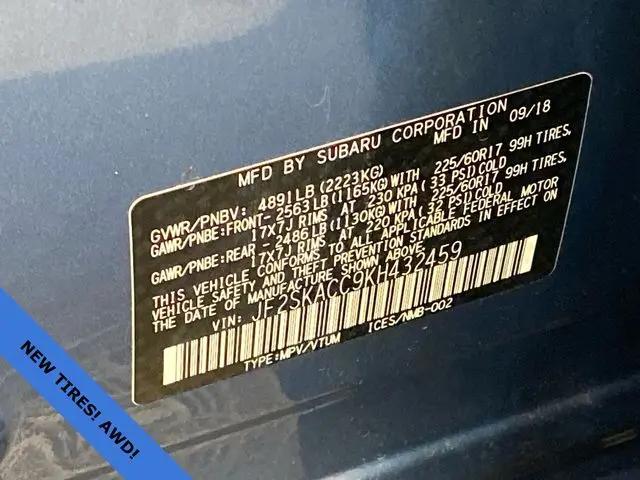 2019 Subaru Forester 2.5i