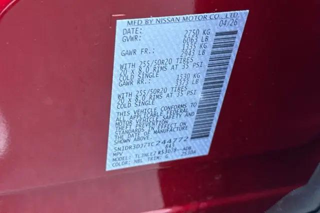 2026 Nissan Pathfinder Platinum