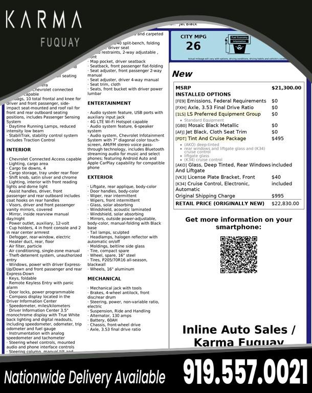 2020 Chevrolet Trax FWD LS for sale in Fuquay-Varina, NC