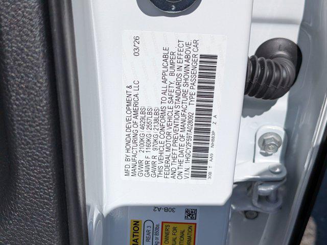 2026 Honda Accord Sedan Sport