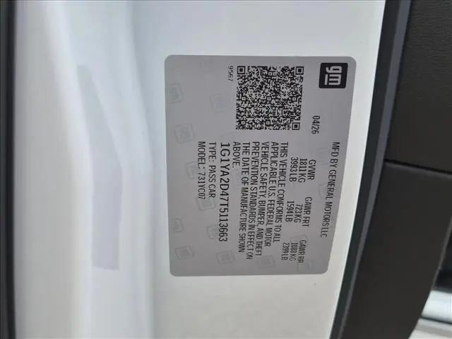 2026 Chevrolet Corvette Stingray Coupe, 1LT, RWD