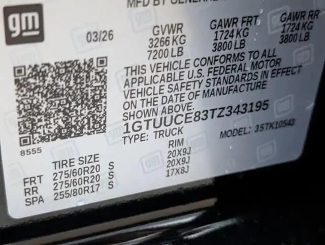 2026 GMC Sierra 1500 Crew Cab, Short Bed, Elevation, 4WD