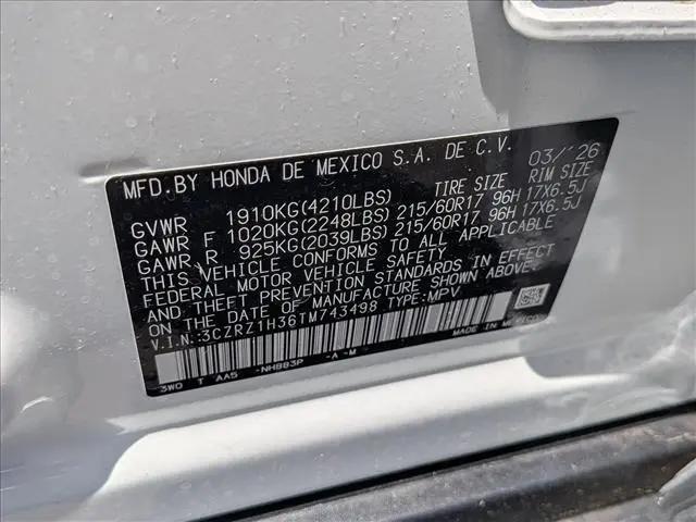 2026 Honda HR-V 2WD LX