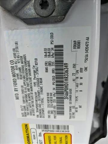 2017 Ford Fusion SE