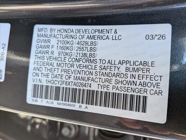 2026 Honda Accord Sedan Touring