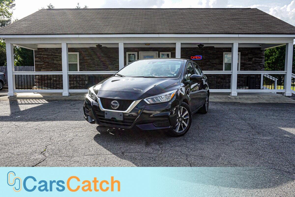 Super Black 2021 Nissan Versa SV FWD Sedan Front-Wheel Drive Automatic
