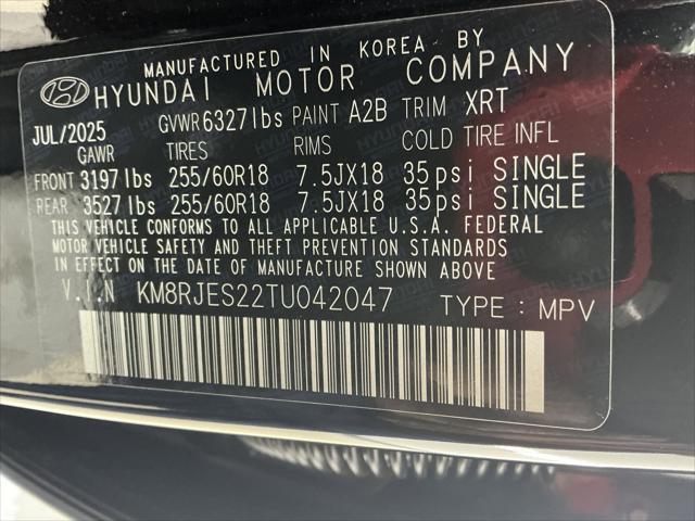 2026 Hyundai Palisade XRT Pro