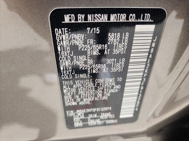 2015 Nissan Quest SV