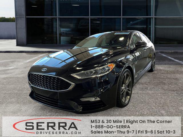 SHADOW BLACK 2017 Ford Fusion Sport AWD Sedan All-Wheel Drive Automatic