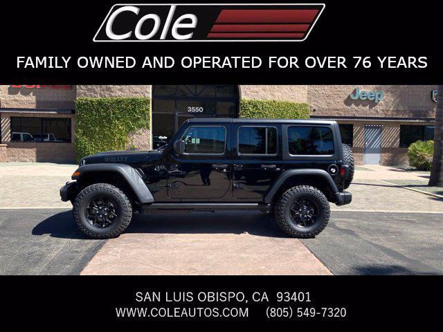 2026 Jeep Wrangler 4-Door Willys 4x4 for sale in San Luis Obispo, CA