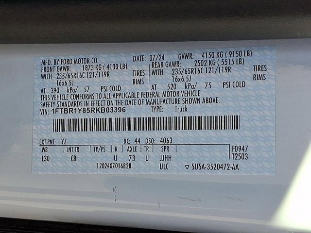2024 Ford Transit Cargo Van Base