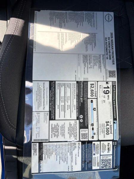 2026 Nissan Frontier Crew Cab SV 4x4