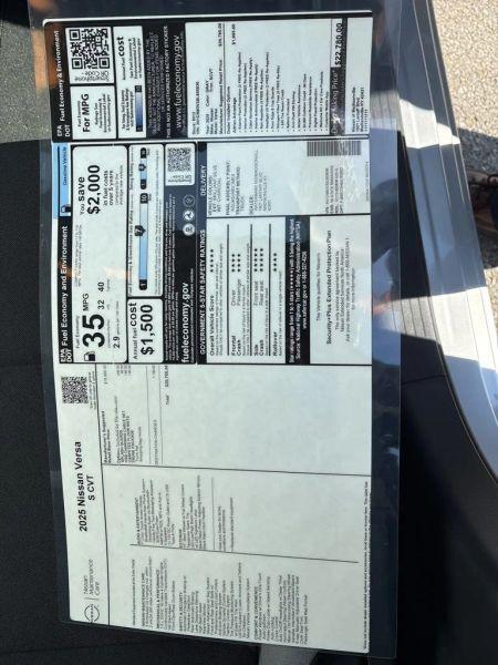 2025 Nissan Versa 1.6 S