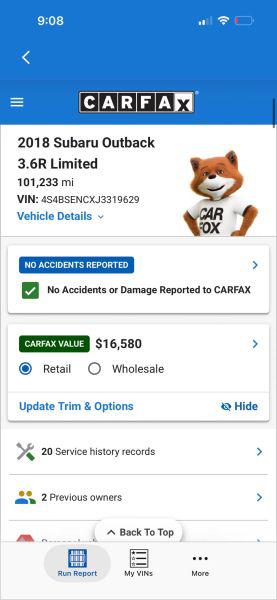2018 Subaru Outback 3.6R Limited