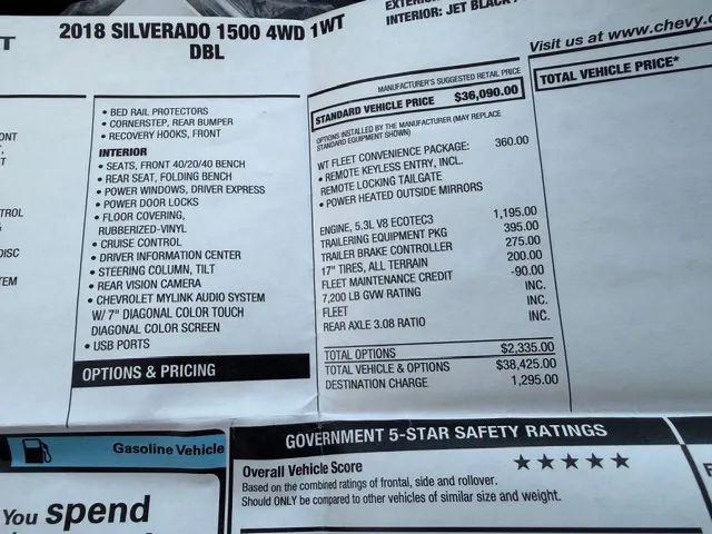 2018 Chevrolet Silverado 1500 WT