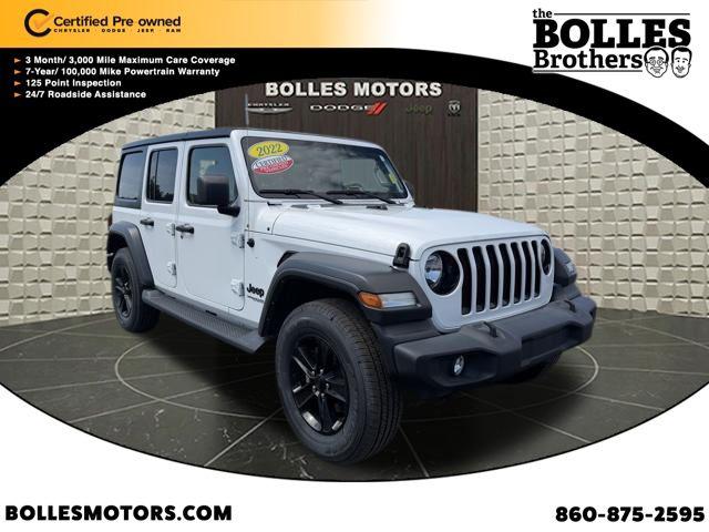 2022 Jeep Wrangler Unlimited Sport Altitude 4x4 for sale in Ellington, CT