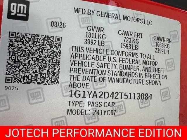 2026 Chevrolet Corvette Stingray Coupe, 1LT, RWD