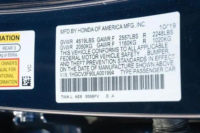 2020 Honda Accord Hybrid Touring