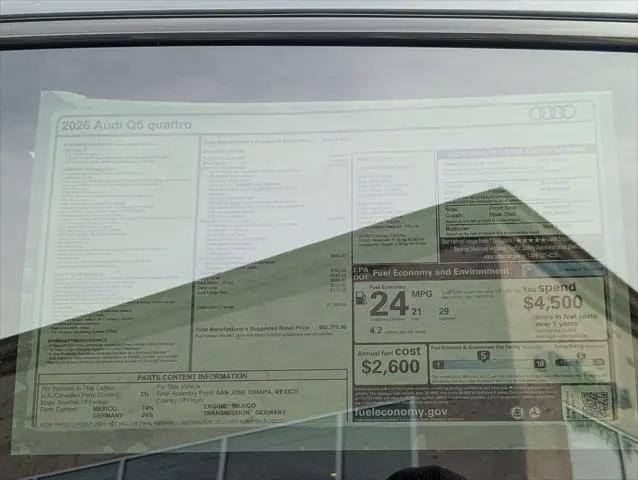 2026 Audi Q5 Premium Plus TFSI quattro S tronic