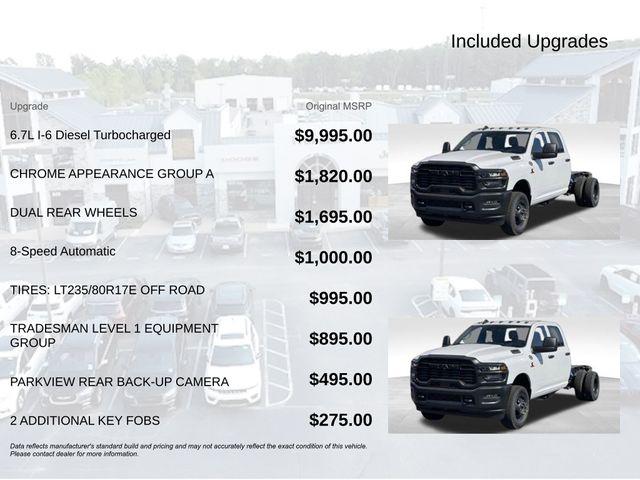 2026 RAM Ram 3500 Chassis Cab RAM 3500 TRADESMAN CREW CAB CHASSIS 4X4 60 CA