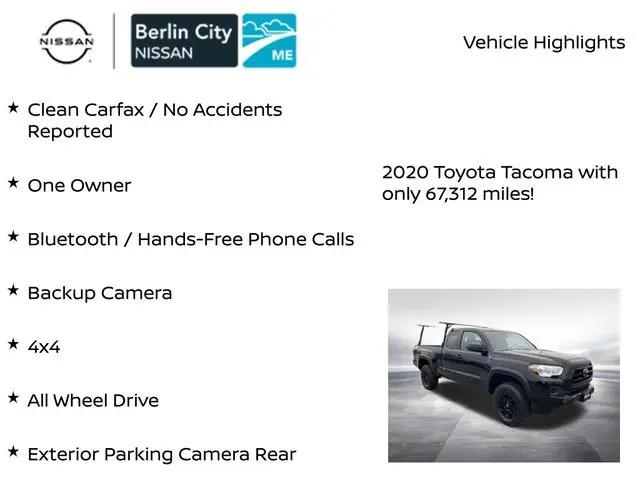 2020 Toyota Tacoma SR