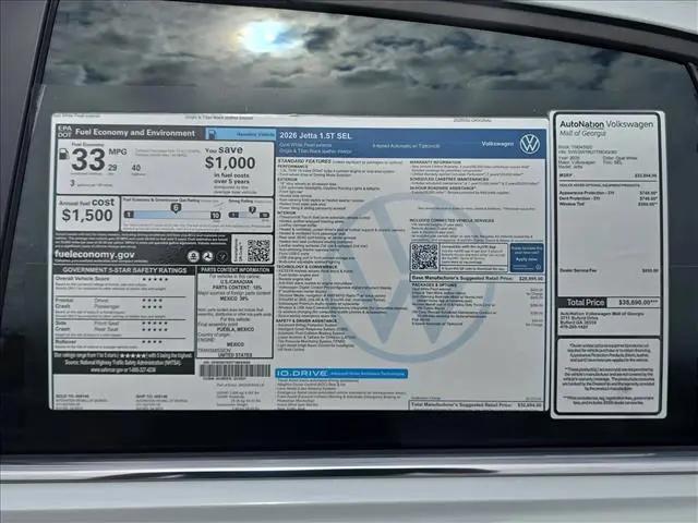 2026 Volkswagen Jetta SEL