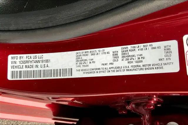 2022 Ram 1500 Limited Crew Cab 4x4 5'7" Box