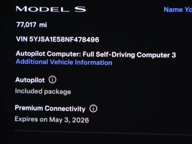 2022 Tesla Model S Dual Motor All-Wheel Drive