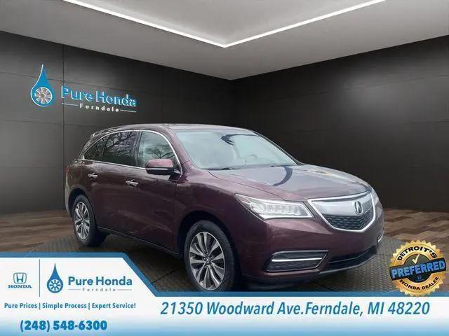 2016 Acura MDX Technology & AcuraWatch Plus Packages for sale in Ferndale, MI