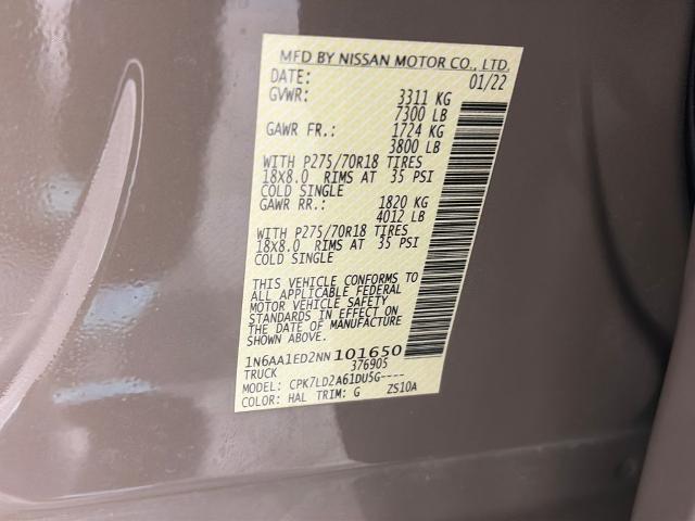 2022 Nissan Titan Crew Cab PRO-4X 4x4