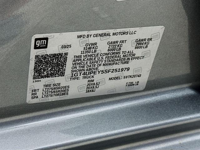 2025 GMC Sierra 2500HD 4WD Crew Cab Standard Bed AT4