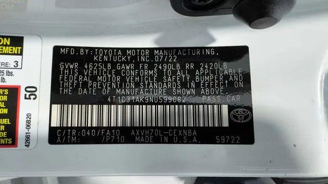 2022 Toyota Camry LE Hybrid