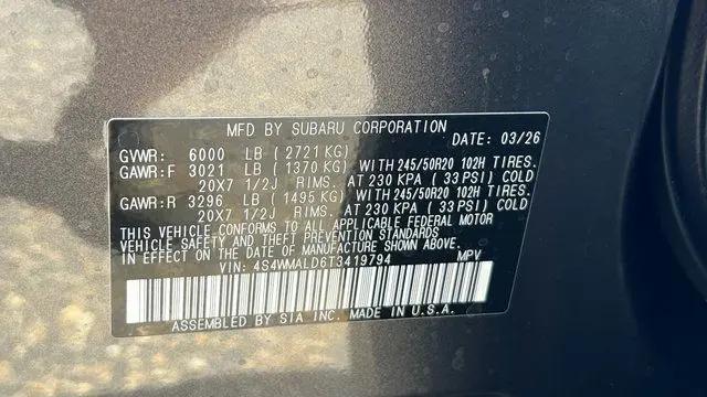 2026 Subaru Ascent Onyx Edition Touring 7-Passenger