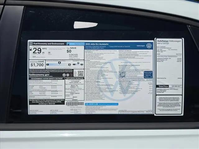 2026 Volkswagen Jetta GLI Autobahn