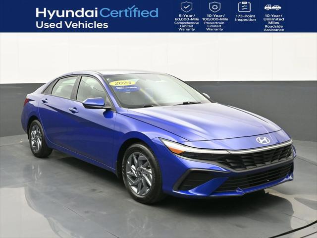 2024 Hyundai Elantra Hybrid Blue for sale in COOKEVILLE, TN