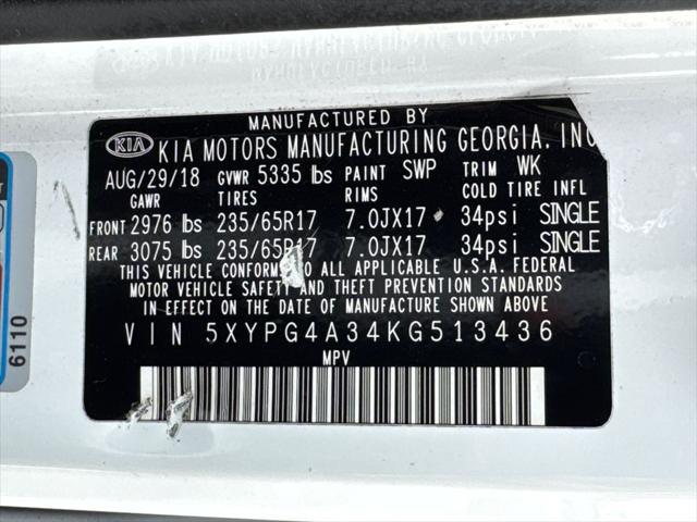 2019 Kia Sorento 2.4L LX