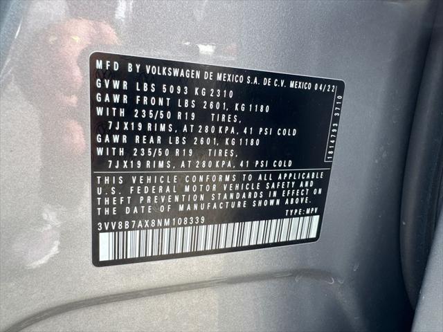 2022 Volkswagen Tiguan 2.0T SE R-Line Black